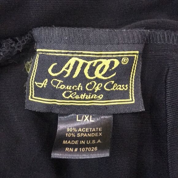 A Touch Of Class Reversible Tank, V-neck or Crew, Large, Black - Picture 5 of 6